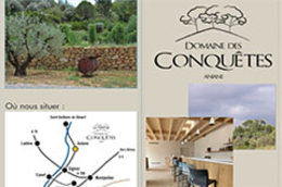 Domaine des Conquêtes | Vins et Oenotourisme à Aniane Domaine des Conquêtes | Vins et Oenotourisme à Aniane