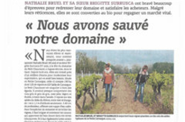 Domaine du Petit Chaumont Aigues Mortes expose leur conversion Bio pour produire des vins issus de raisins biologiques (® la vigne)