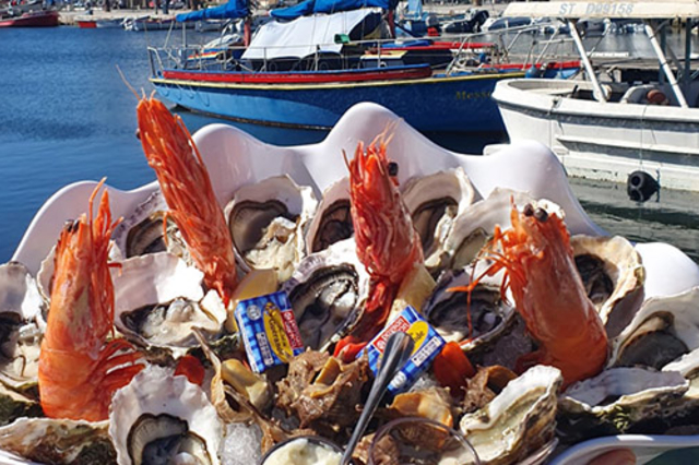 Fruits de mer au Bistrot del Mar à Mèze