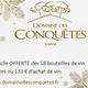 Domaine des Conquêtes à Aniane offre la livraison à domicile dès 18 bouteilles de vin achetées. Domaine des Conquêtes à Aniane offre la livraison à domicile dès 18 bouteilles de vin achetées.