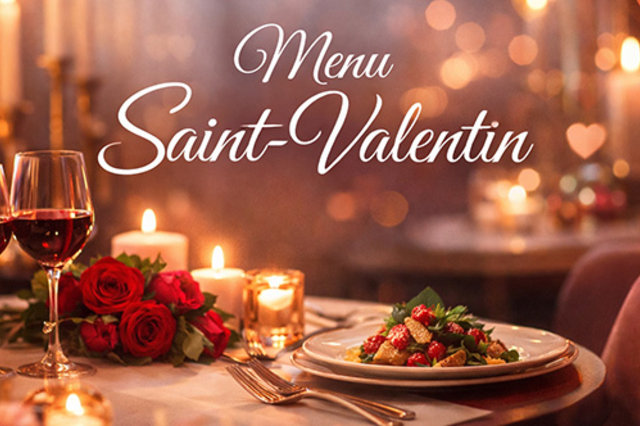 L’Effet Jardin Lattes • soirée Saint-Valentin et menu romantique