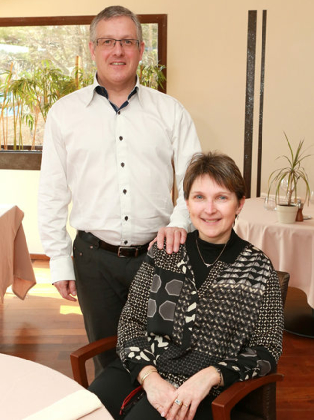 Le Clos des Oliviers de Saint Gély du Fesc restaurant gastronomique aux portes de Montpellier est dirigé par Sylvie et Didier Latour (® NetWorld-Fabrice Chort)