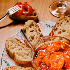 Poivrons marinés - Tapas