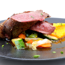 Magret de canard au chèvre frais