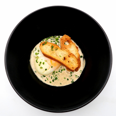 Oeuf parfait à la truffe