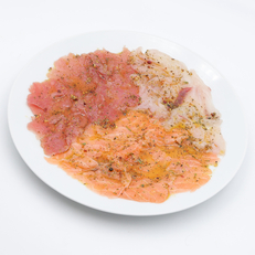 Carpaccio de poissons 
