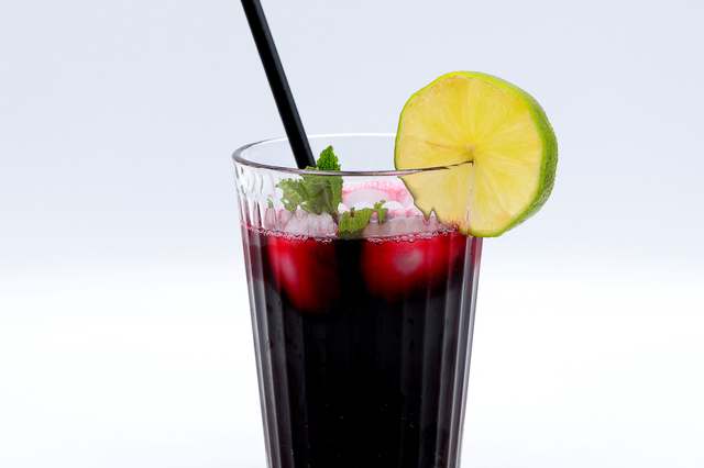 Jus de fleur d'ibiscus chez CQP - meilleurs restaurants centre-ville Montpellier