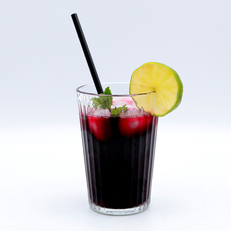 Jus de fleur d'ibiscus chez CQP - meilleurs restaurants centre-ville Montpellier