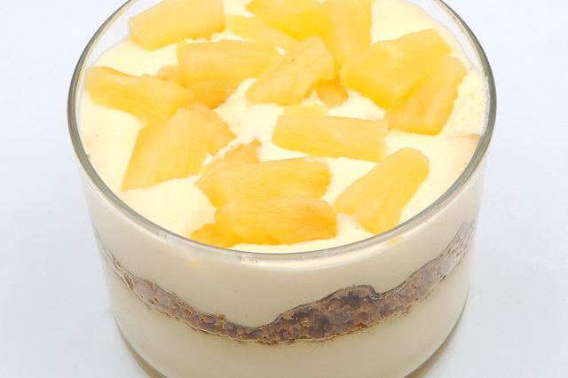 Tiramisu ananas coco chez CQP - meilleurs restaurants centre-ville Montpellier