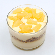 Tiramisu ananas coco chez CQP - meilleurs restaurants centre-ville Montpellier