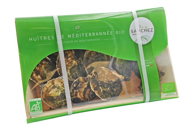 Huîtres bio de Méditerranée - Bouzigues