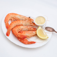 Gambas fraîches - L'Ambre de Thau Bouzigues