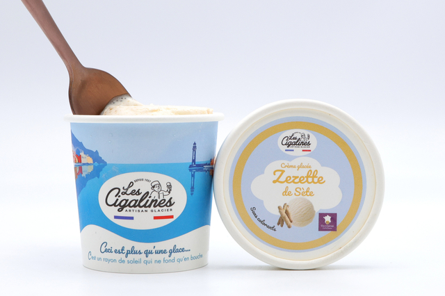 Glace à la Zezette de Sète - L'Ambre de Thau 