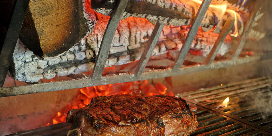Effet Jardin Lattes : restaurant de grillades au feu de bois à Montpellier , cuisine faite maison et jardin magnifique ( ® SAAM-fabrice CHORT)