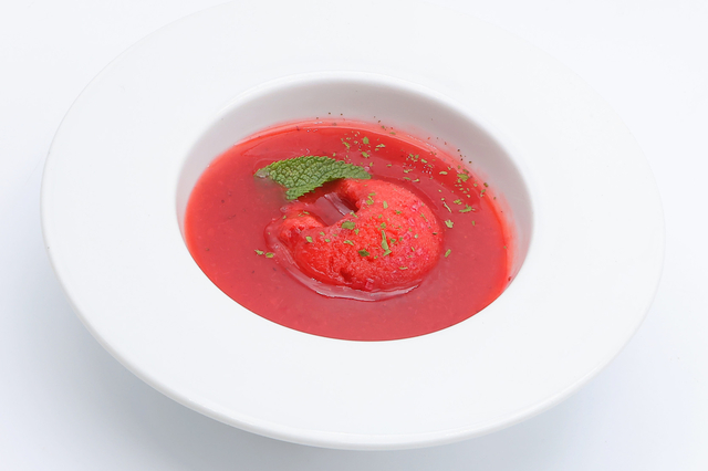 Soupe de fraises
