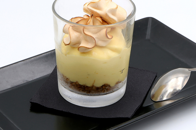 Verrine façon tarte au citron meringuée