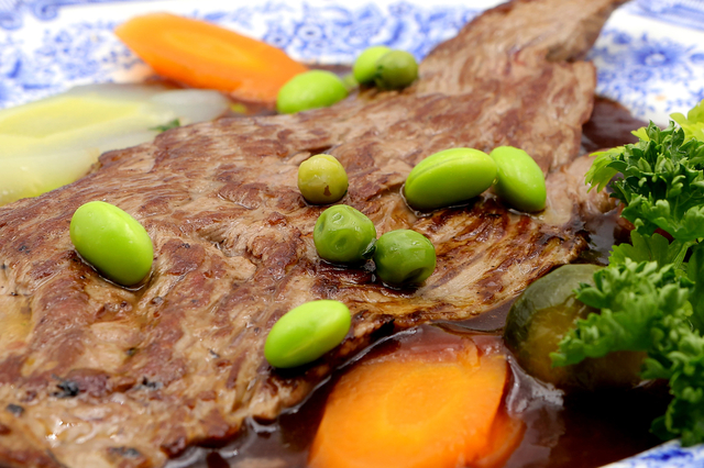 Bavette d'Aloyau chez La Ferme de Marguerite - meilleurs restaurants de Montpellier