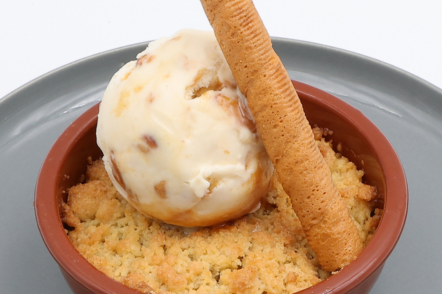 Crumble aux pommes 