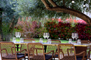 Restaurant La Maison Gely à Clapiers et ses tables en terrasse ( ® SAAM-fabrice CHORT)