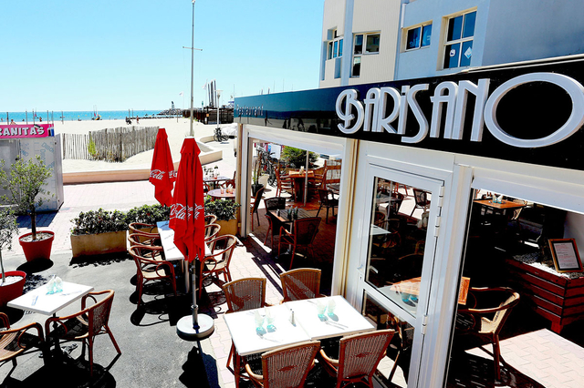 Le Barisano caffe à Palavas est un restaurant italien avec une cuisine fait maison et une terrasse vue mer ( ® SAAM fabrice Chort)