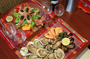 Le Marin Bouzigues restaurant de poissons et fruits de mer qui propose des entrées fraîches (® networld-fabrice Chort)