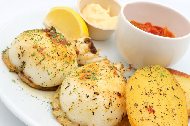 Seiche grillée à la plancha - Sète