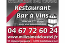 Millésime del Castel Castelnau le Lez propose une cuisine Fait Maison avec une belle sélection de vins (® Millésime del Castel)