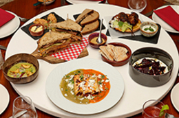 Plats à partager de Nomadic, restaurant en centre-ville 
