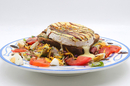 Restaurant O’Papa chico Fabrègues et sa salade repas camembert ( ® SAAM-fabrice CHORT)
