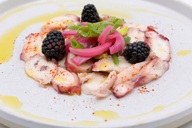 Carpaccio de poulpe Sète - restaurant Oh Gobie Sète