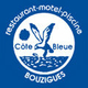 Logo de l’hôtel-restaurant La Côte Bleue de Bouzigues.