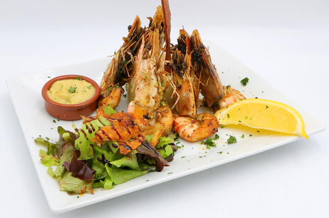 Gambas - Restaurant de poissons Le Trèfle Rouge à Lattes