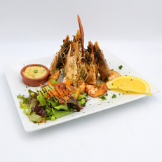 Gambas - Restaurant de poissons Le Trèfle Rouge à Lattes