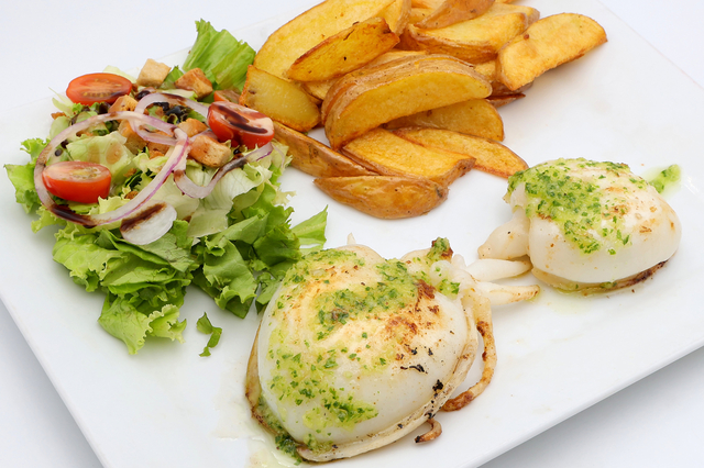 Seiche à la plancha - Le Virage Sud - Les meilleures restaurants de Balaruc-les-Bains